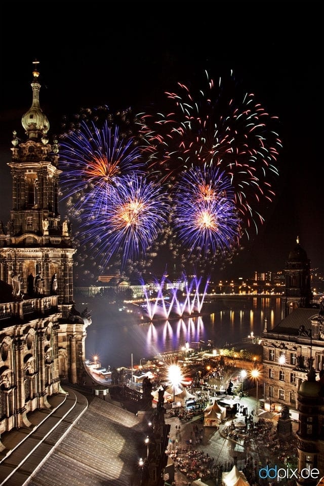 Feuerwerk zum Stadtfest