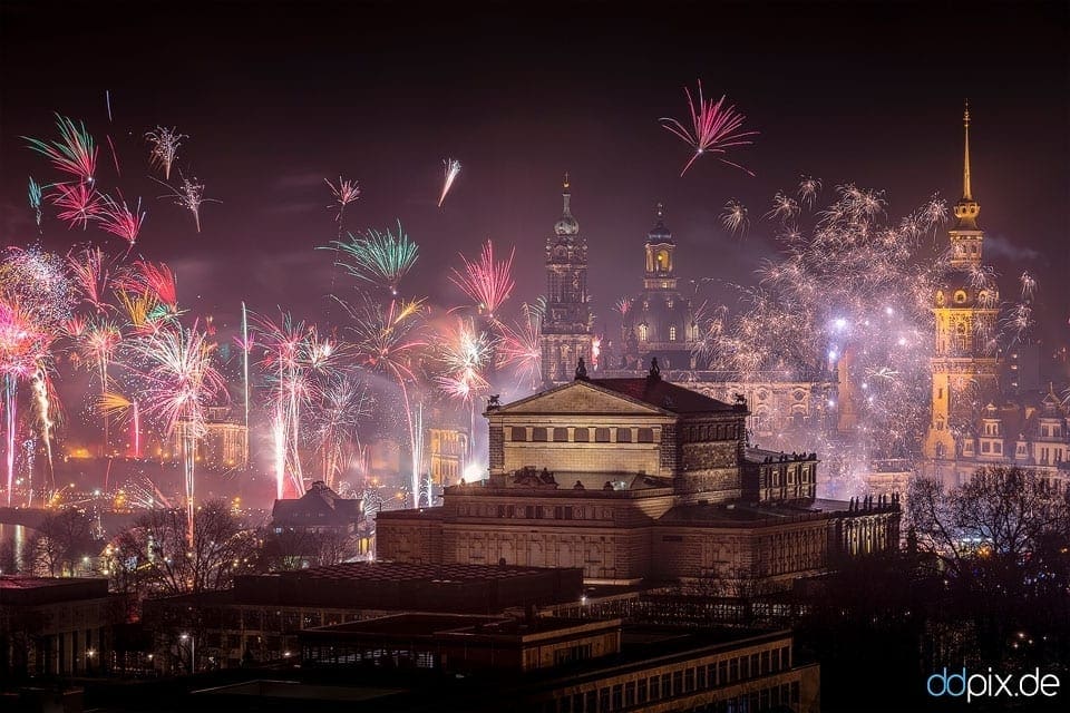 Silvester in Dresden