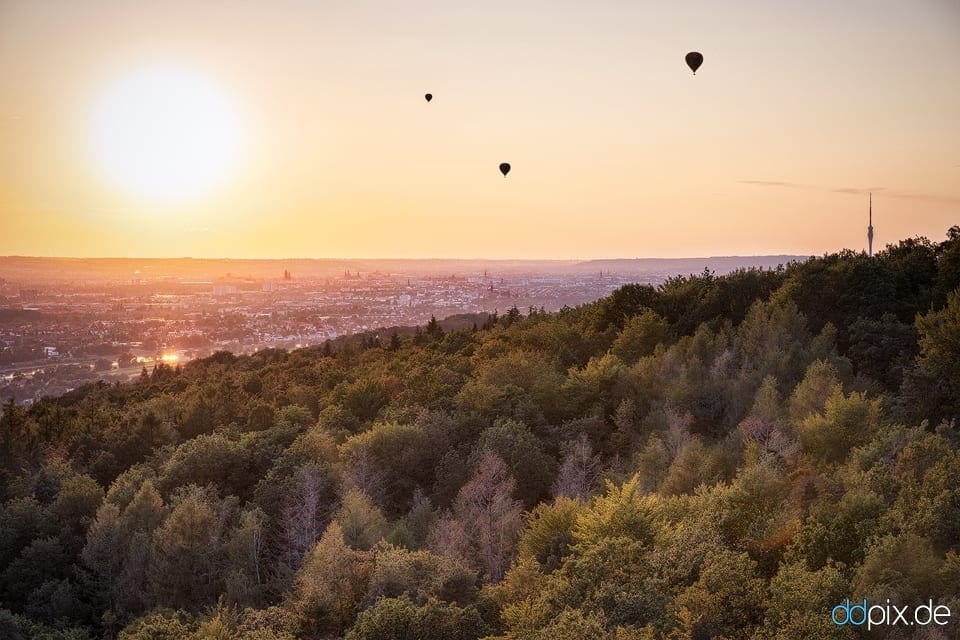 Ballons über Dresden
