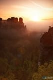 Sonnenaufgang in der Bastei