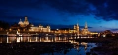 Skyline zur Blauen Stunde