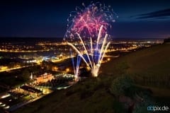Feuerwerk am Schloss Wackerbarth