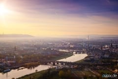 Dresden zum Sonnenaufgang