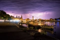 Gewitter über den Dampfern