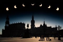 Sonnenfinsternis in Dresden