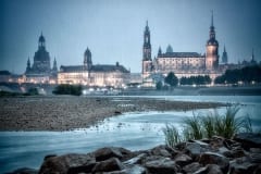 Skyline im Regen
