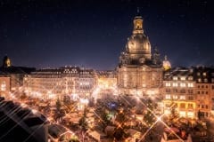 Der Neumarkt zu Weihnachten