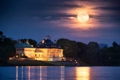 Mondaufgang am Schloß Pillnitz