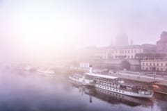 Terrassenufer im Nebel