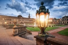 Blick in den Dresdner Zwinger