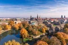 Blick über den Zwinger
