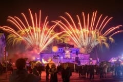 Feuerwerk zum Semperopernball