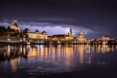 Gewitterzelle über Dresden