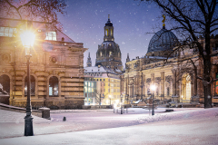 Brühlscher Garten im Schnee