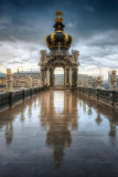 Zwinger im Regen