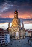 Frauenkirche zum Sonnenuntergang