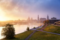 Nebelmorgen in Dresden