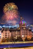 Feuerwerk hinter der Yenidze