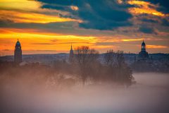 Nebelmeer in Dresden