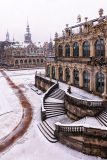 Zwinger Innenhof im Winter