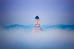 Frauenkirche im Nebelmeer