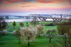 Waldschlößchenbrücke im Frühling