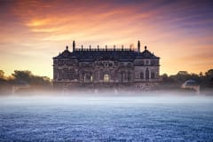 Palais im Großen Garten am Morgen