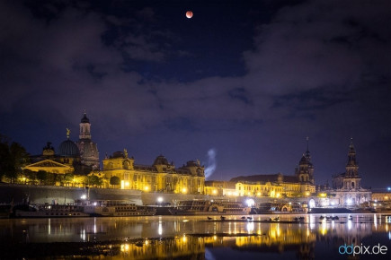 Mondfinsternis über Dresden