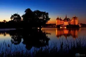 Eine Nacht in Moritzburg.