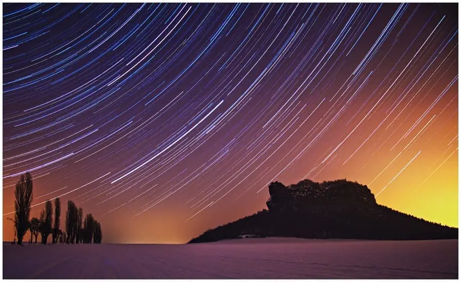 Eine Nacht am Lilienstein