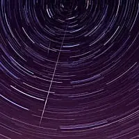 Sternschnuppennacht im Dez.