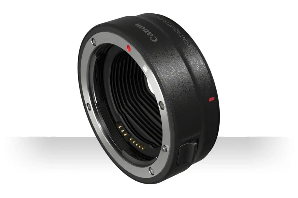 Der Adapter für die EF Objektive