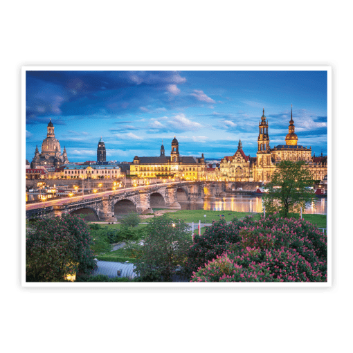 Dresden Postkarte (Nr. 00255) Dresden Skyline