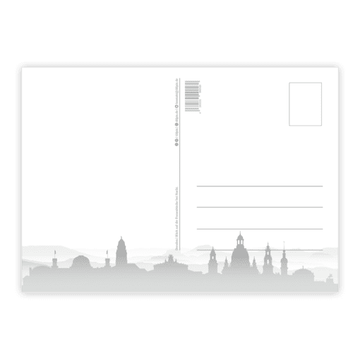 Dresden Postkarte (Nr. 00592) Frauenkirche bei Nacht – Bild 2