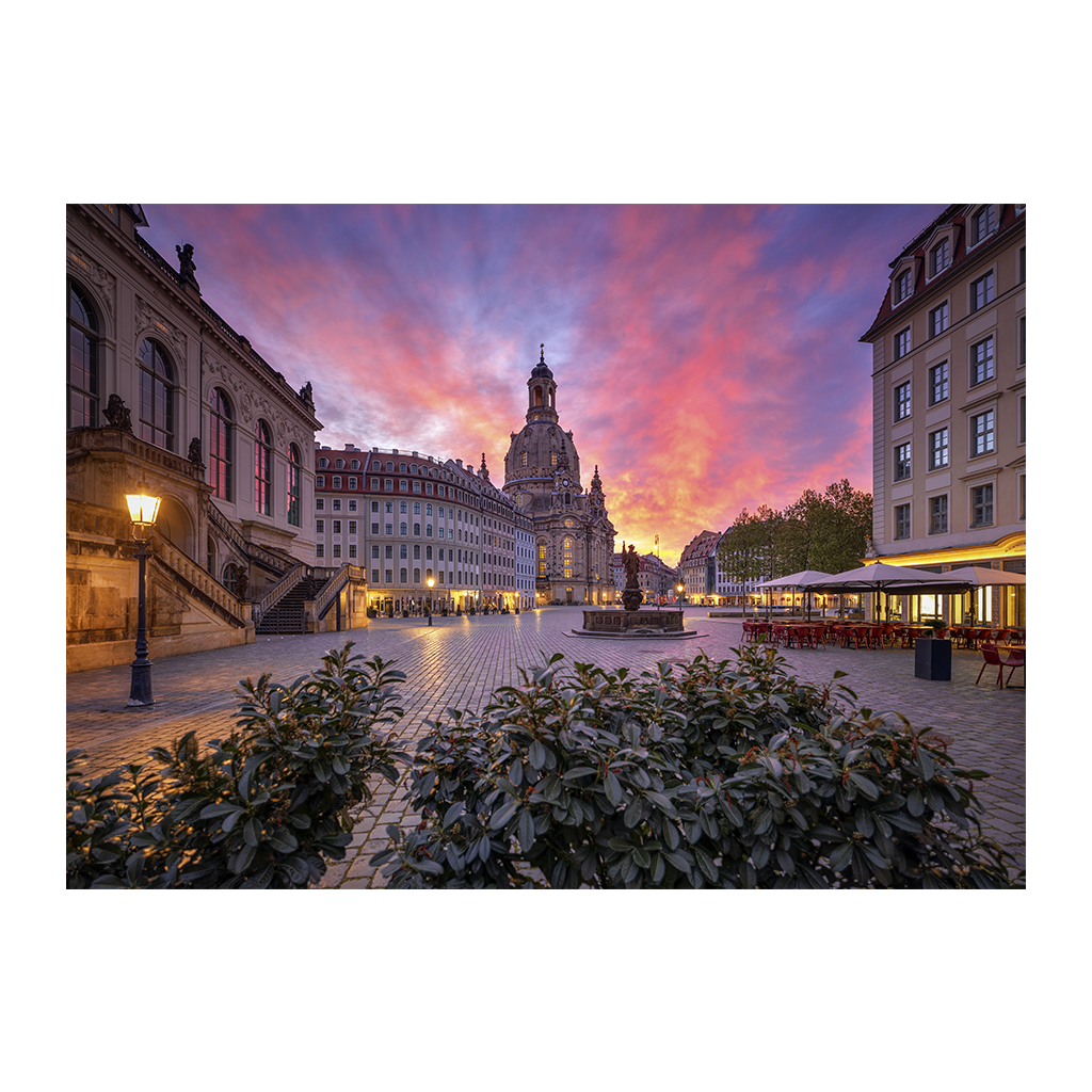Puzzle (Nr. 01354) Neumarkt zum Sonnenaufgang
