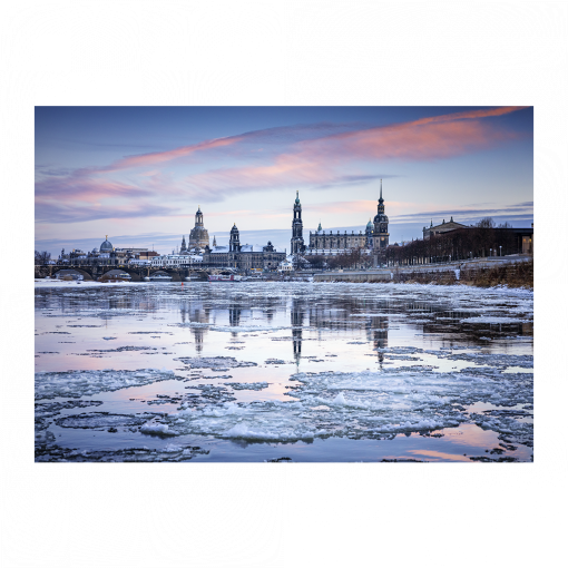 Puzzle (Nr. 01604) Eisschollen auf der Elbe