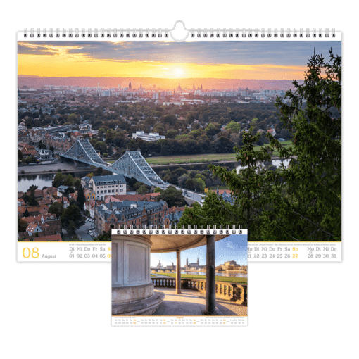 Dresden Kalender 2023 Set August