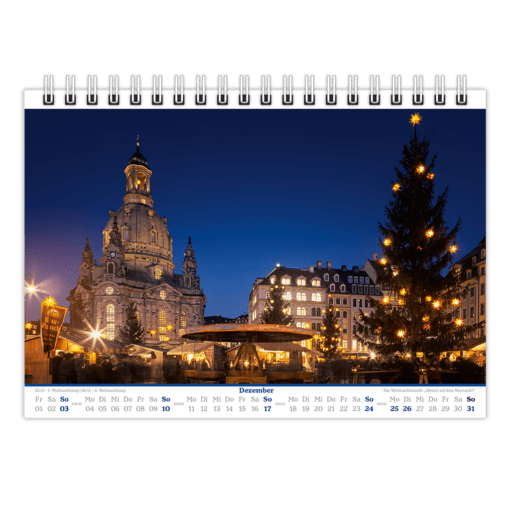 Dresden Tischkalender 2023 Dezember