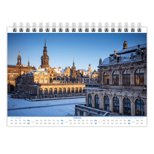 Dresden Tischkalender 2023 Februar