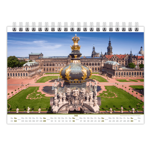Dresden Tischkalender 2023 Juli