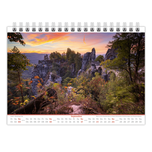 Dresden Tischkalender 2023 September