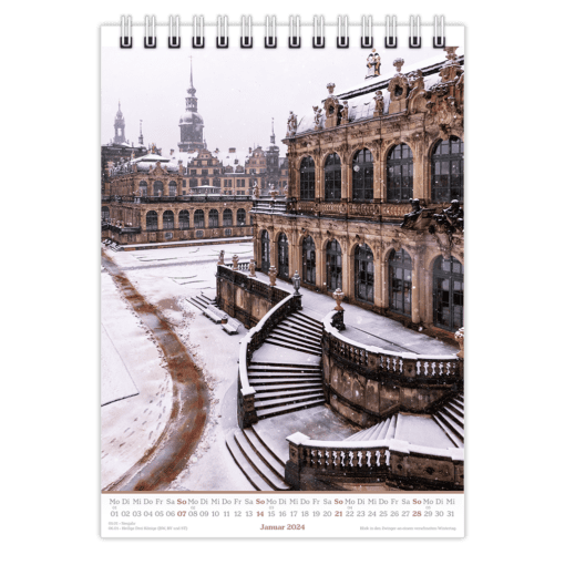 Dresden & Umgebung Tischkalender 2024 – Bild 2