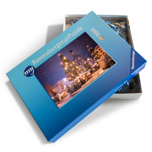 Puzzle (Nr. 01166) Weihnachten am Neumarkt – Bild 2