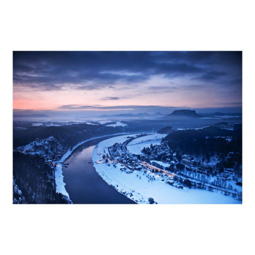 Poster (00113) Bastei im Winter