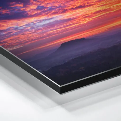 Alu-Dibond (00136) Brennende Wolken am Lilienstein – Bild 3