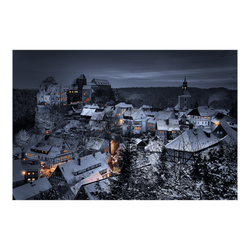 Poster (00138) Winter in Hohnstein