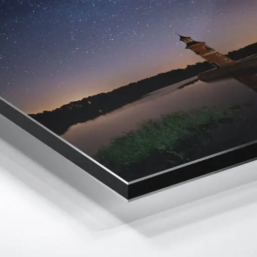 Alu-Dibond (00207) Leuchtturm bei Nacht – Bild 3