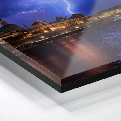 Acryl Board (00214) Gewitter über Dresden – Bild 3