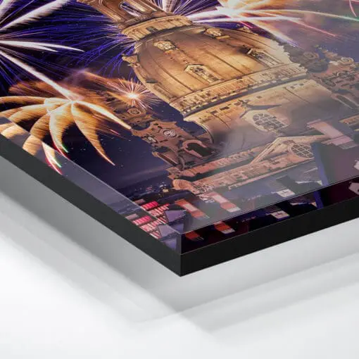 Acryl Board (00219) Feuerwerk hinter der Frauenkirche – Bild 3