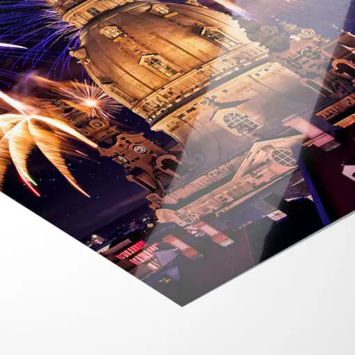 Fotoabzug (00219) Feuerwerk hinter der Frauenkirche – Bild 4